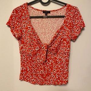 Red Dynamite crop tee